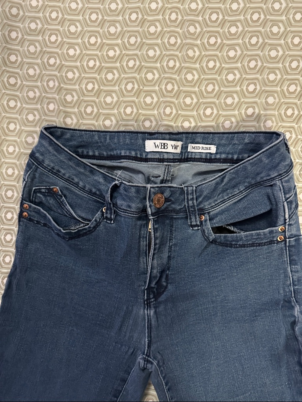 Women’s High-Rise Dark Blue Jeans
